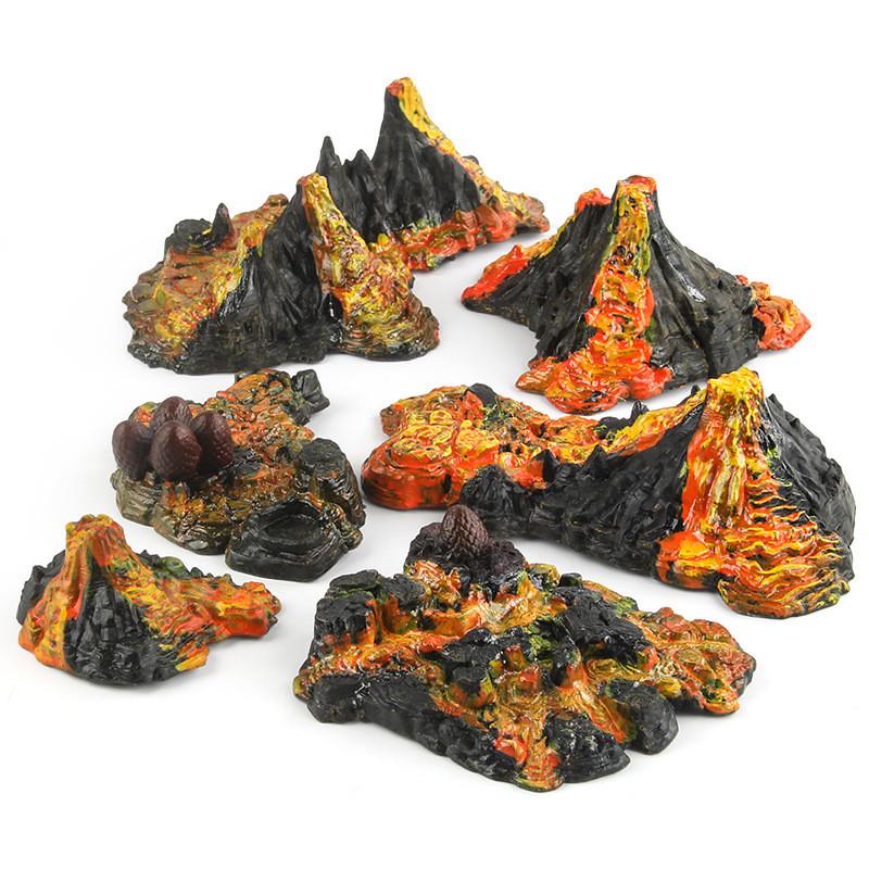 Eye-catching Pvc Volcano Eruption Display Model Ideal For Classroom And Home Use