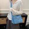 Denim Mobile Phone Bag Women's Shoulder Crossbody Bag Multi-Compartment Small Square Bag