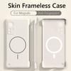 For  Frameless Magnetic Wireless Charging Phone Case For Xiaomi 12 Pro 12X Xiaomi12 Pro G Slim Hard Back Cover