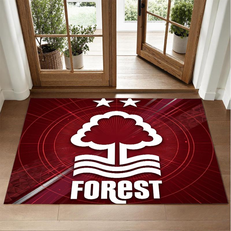 Nottingham Forest Design Kristall-Samt-Teppich Weich Dekorative Matte für Schlafzimmer Eingang