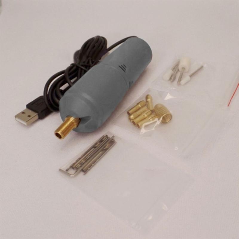 Mini-Perlen-Nagel-Locher Kleber Schmucköffnung USB-Mini-Elektrobohrer 5V Elektrische Poliermaschine zum Bohren