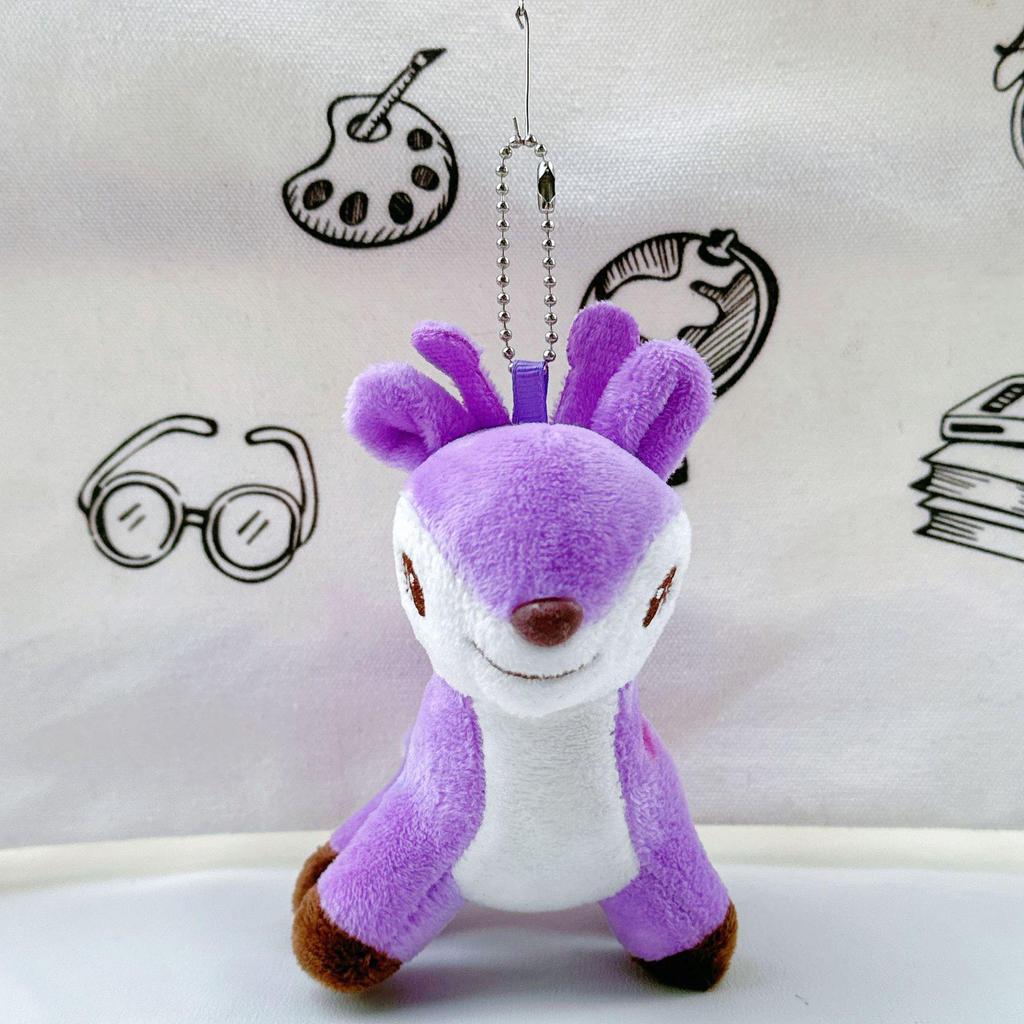 Cross-border Forest Animal Fawn Plush Deer Backpack Pendant