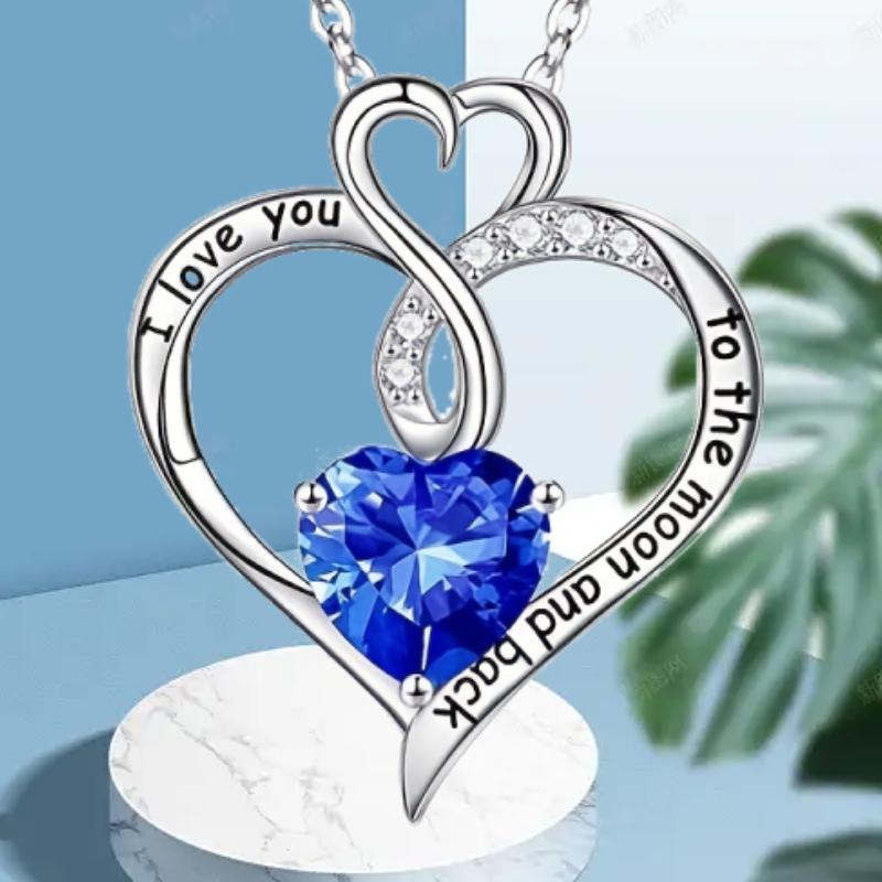 

Новое элегантное и модное ожерелье с двойным сердцем