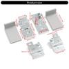 Wall Cabinet Hanging Plate Corner Bracket Kitchen Cabinet Brackets Carriers Plate Rustproof Concealed Mounting Bracket