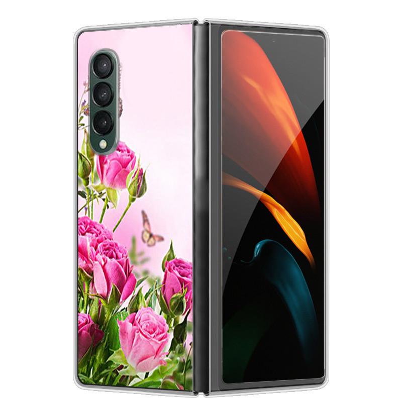 Etui na Samsunga Z Fold 5 Słodkie Modne Twarde Przezroczyste Etui na Telefon dla Samsunga Galaxy Z Fold5 5G ZFold 4 6 5G Powłoka Ochronna ZFold6