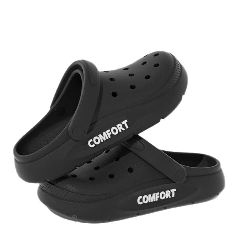 2025 Hole Shoes Couple Light Outdoor Driving Non-slip Wear-resistant Home Sandals Men and Women Wear In Summer