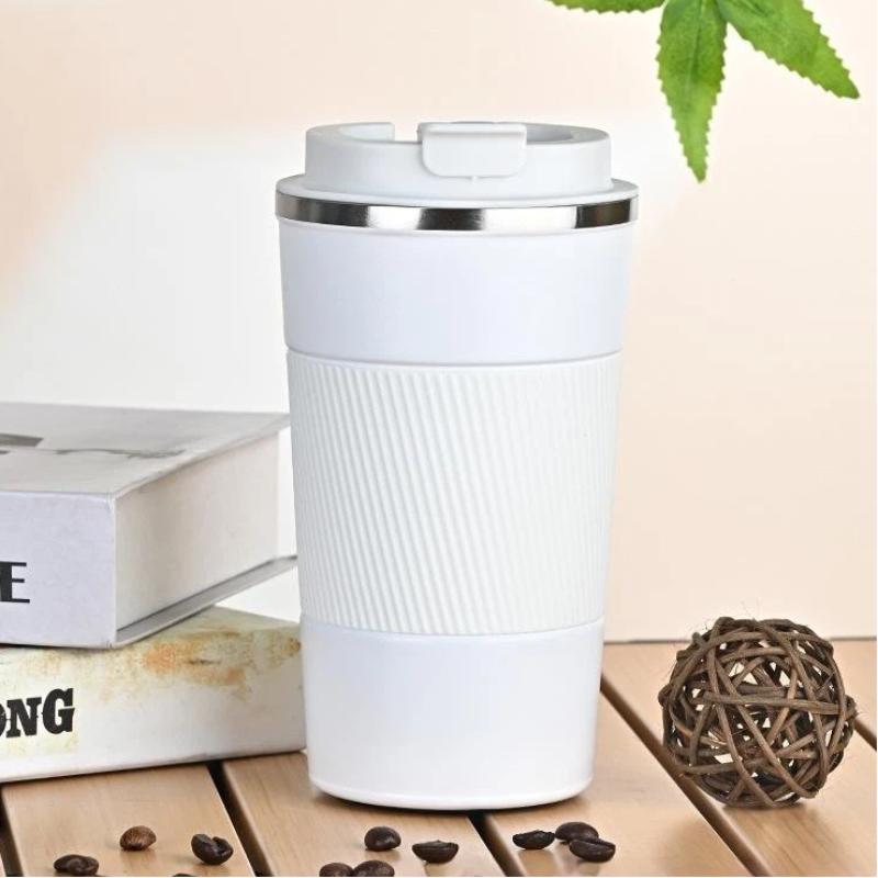 Stainless Steel Insulated Travel Coffee Mug Food Grade Material Leak Proof 6H Heat Retention Reusable Cup for All Scenarios