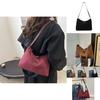 Stylish Large Capacity Tote Bag In Black Brown Red For Everyday Fashion Use