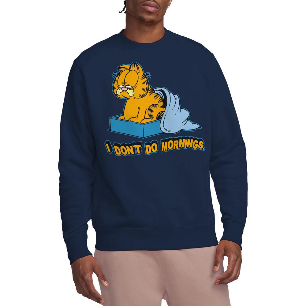 Garfield Unisex Adult I Don´t Do Mornings Sweatshirt