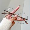 Vintage Round Large Frame Reading Glasses for Men and Women Retro Presbyopia Eyeglasses Fashion Eyewear +1.0+4.0