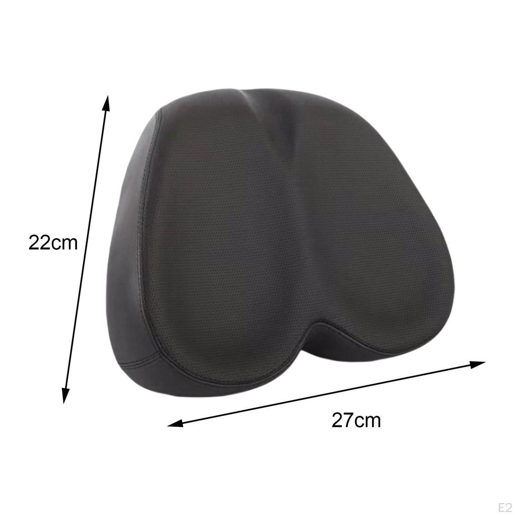 Indoor Bike Seat Accessory Easy Install Replacement for Exercise Bikes Cushion