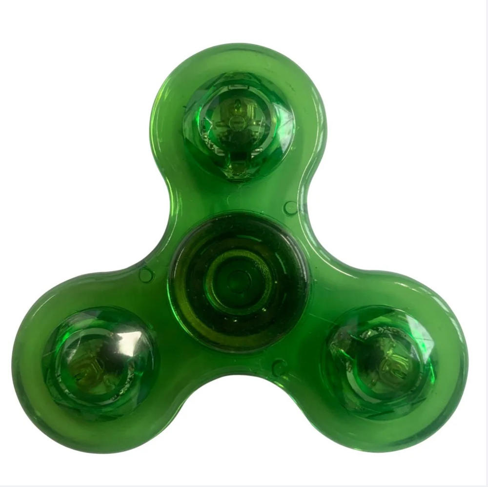

Light Up Fidget Spinner Glow In Dark Led Finger Toy Stress Relief Sensory Toy For Party Favors Classroom Prizes Bag Stuffer