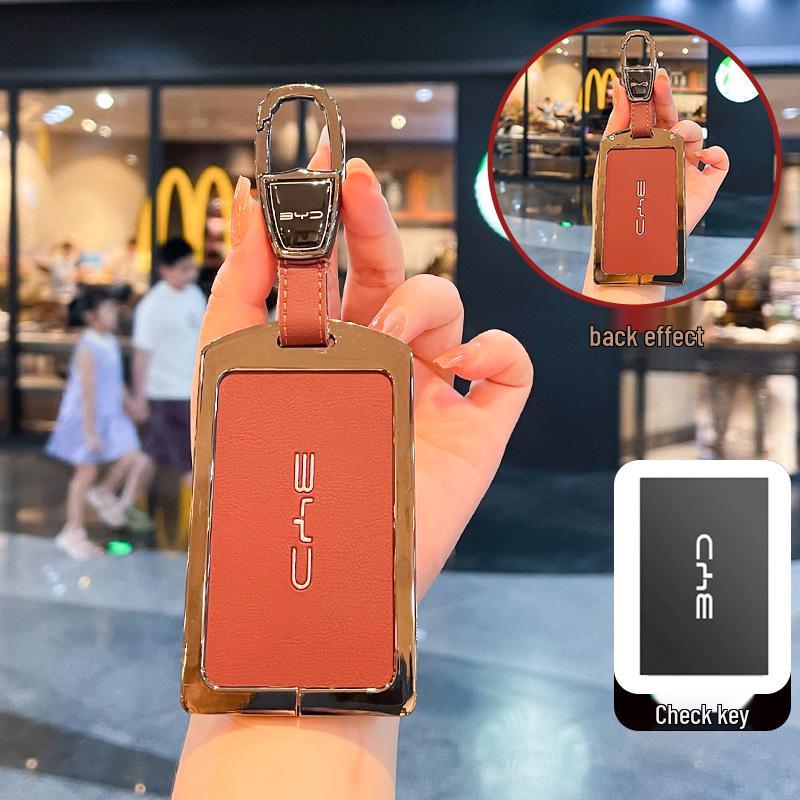 Compatible with BYD & Qin cards, Seagull NFC Dolphin, Song Pro/Plus keychains; full metal case.