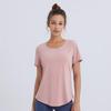 Women's Quick-Dry Slimming Sports T-shirt - Casual Loose Fit for Running & Yoga, Summer Short Sleeve 2026.
