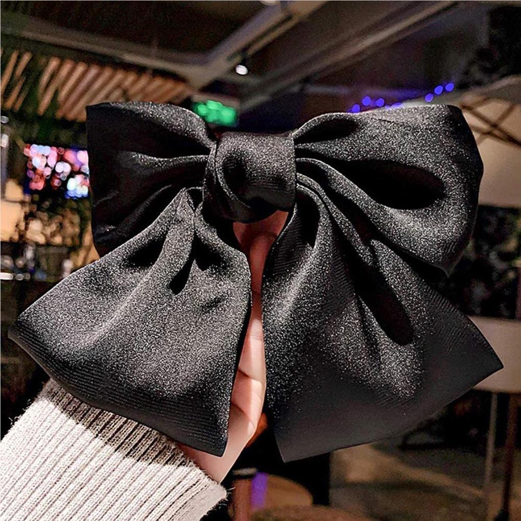 3 Pieces Bow Hair Clip Haircut Decor Universal Simple Style Dressing Ornament Hairs Tying Clamp Bowknot Headdress Prop