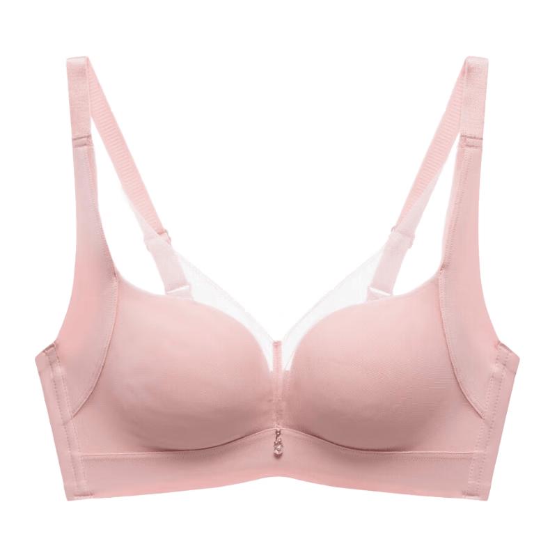 Oudifen Seamless Antibacterial Wireless Push-up Bra XB3536