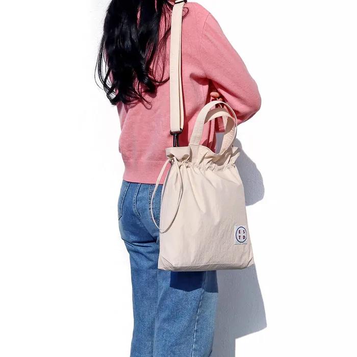 [ESTD] Pocket Bag M + Ivory Strap / Crossbody Bag Set