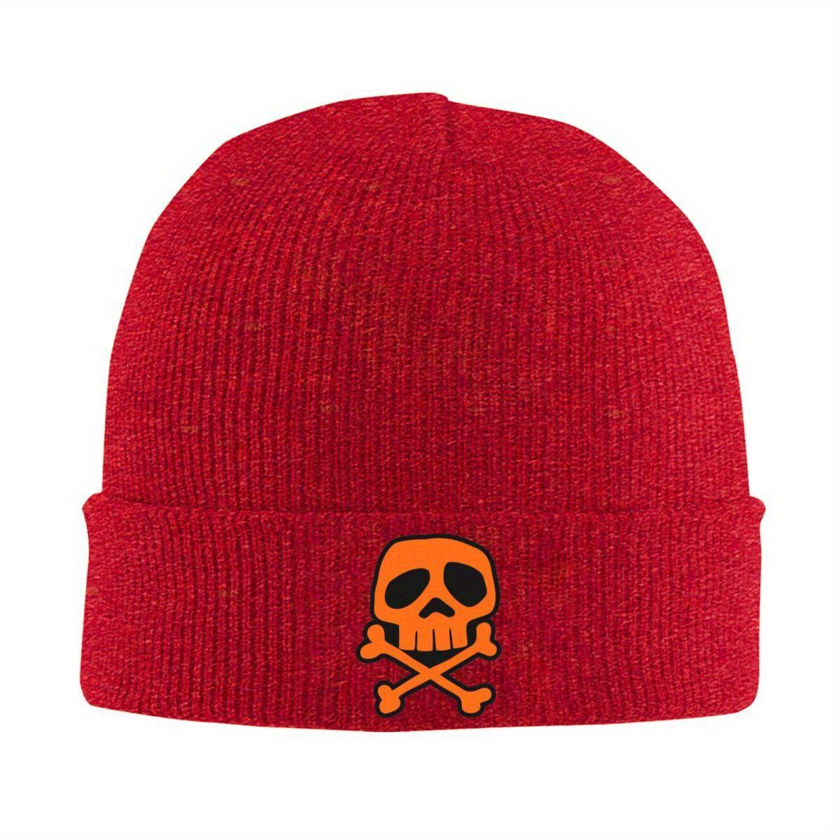 Old School Punk Rock Skull Hats Autumn Winter Beanie Ski Captain Harlock Caps Unisex Women Bonnet