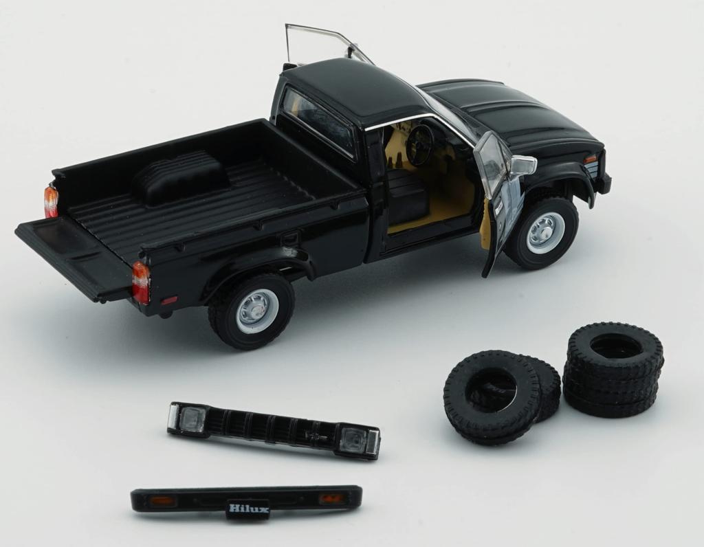 Scherer Designs BM CREATIONS Toyota Hilux Black RHD Finished Product 1/64