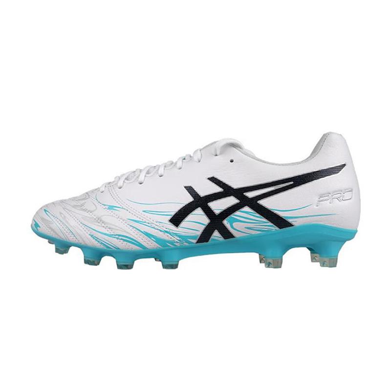 Asics Ds Light X-Fly Pro Rund Tå Komfortabel High-End Naturgress Hg (Gummi Korte Pigger) Fotballsko Herre Fotballsko Hvit Svart 1101A049-100