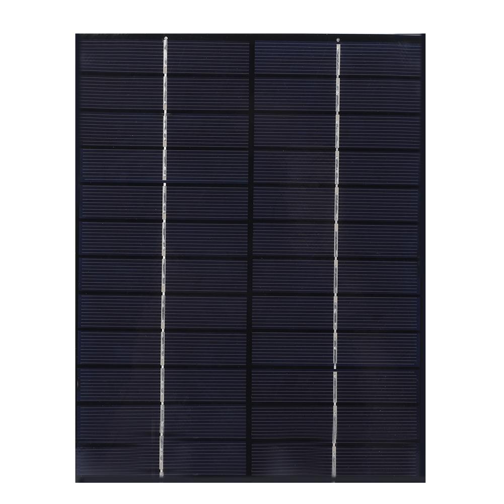 6,5 W 12 V 5 V Tragbares Solarmodul für Handy-Solarenergie-Batteriestrom-Autoladegerät
