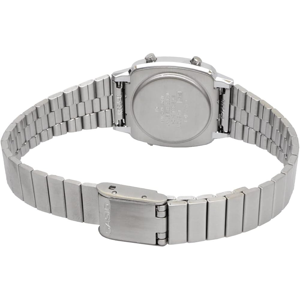 Casio LA670WA-2 Women's Digital Watch Silver Navy Color Overseas Model