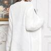 GMXIA Women's Autumn and Winter Knitted Cardigan Solid Color Cardigan Long Shawl Knitted Sweater Women