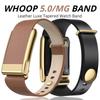 High Quality Leather Luxe Tapered Band For WHOOP 5.0 Adjustable Fitness Band for Whoop 5.0 MG High-end Strap Sports Bracelet Replacement Accessories