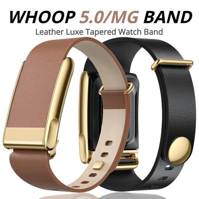 Hochwertiges Leder Luxe Konisches Armband für WHOOP 5.0 Verstellbares Fitnessband für whoop 5.0 MG Hochwertiges Armband Sportarmband Ersatzzubehör