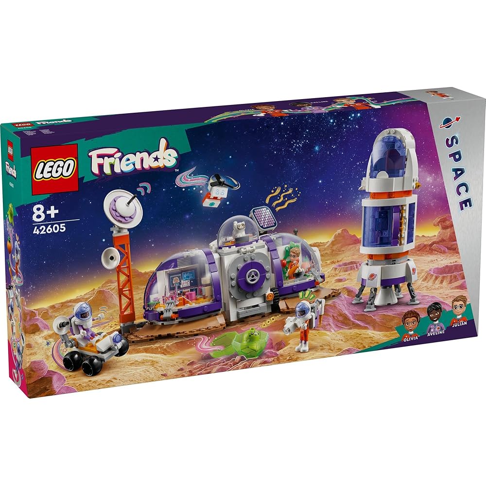 LEGO Friends Mars Base and Rocket Building Set 42605 for Kids Age 8-10, Creative Play Toy