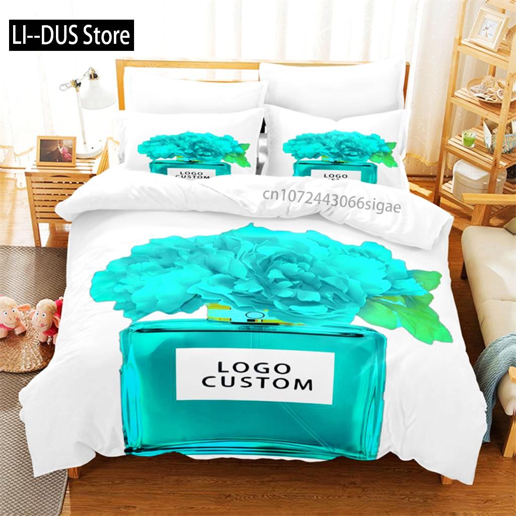 Perfume Bottle Bedding Set Duvet Cover Set 3d Bedding Digital Printing Queen Size Bedding Set Fashion Design
