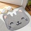 Cute Cartoon Floor Mats Kitten Puppy Doormat Soft Bathroom Mat Rug For Bedroom Living Room Carpet Welcome Mat  Home Decor