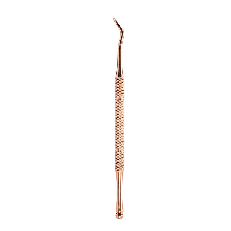 Rose Gold Stainless Steel Cuticle Remover & Pusher Manicure Tool Set