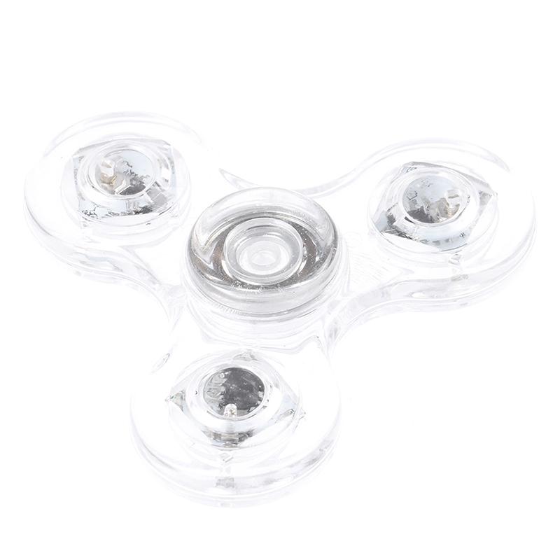 Luminous Led Light Spinner Hand Top Spinners Glow In Dark Light Edc Figet Spiner