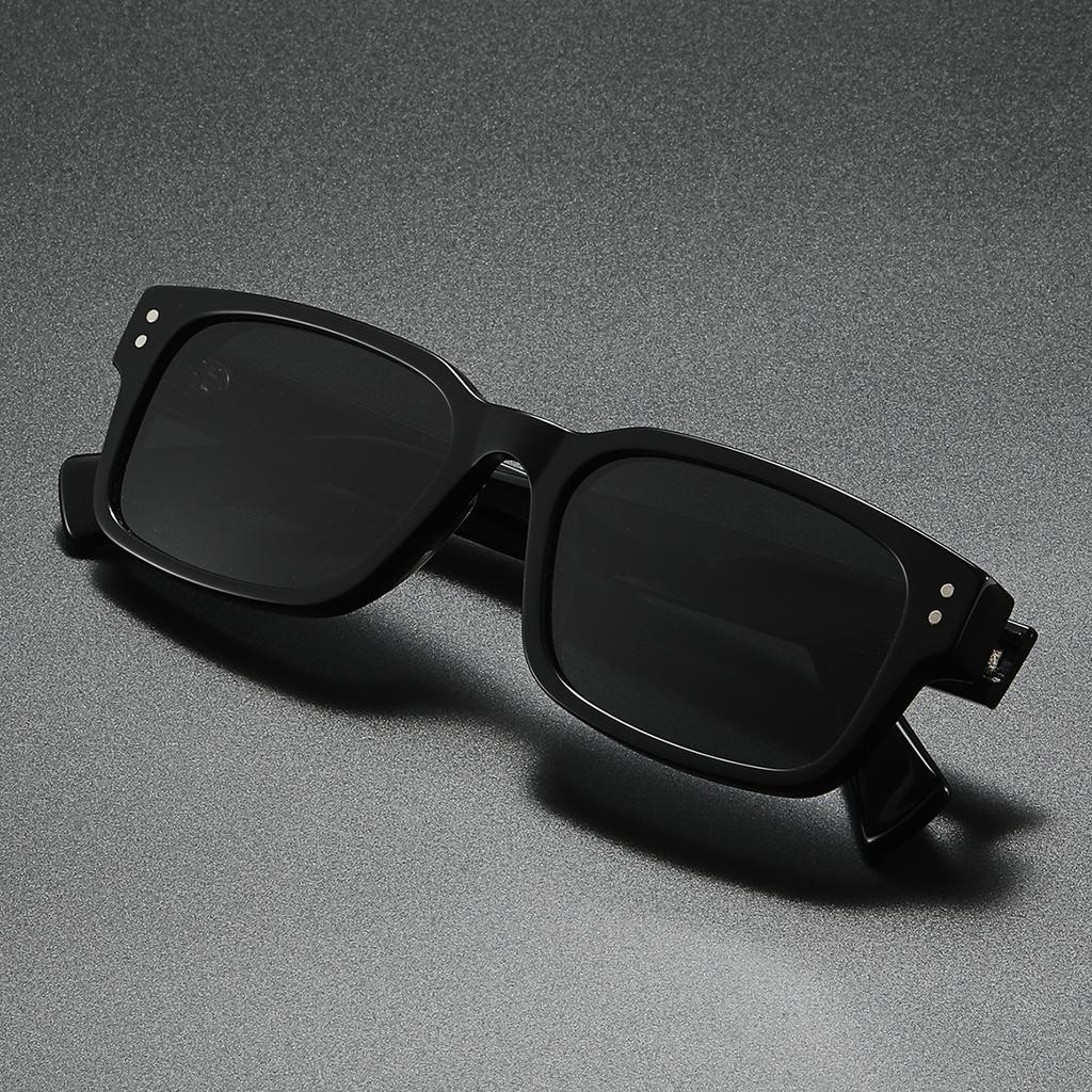 Super Rectangle Sunglasses Men Women Unisex Acetate Luxury Polarized Sun Glasses Gift Box Bags Packaged Sunglass