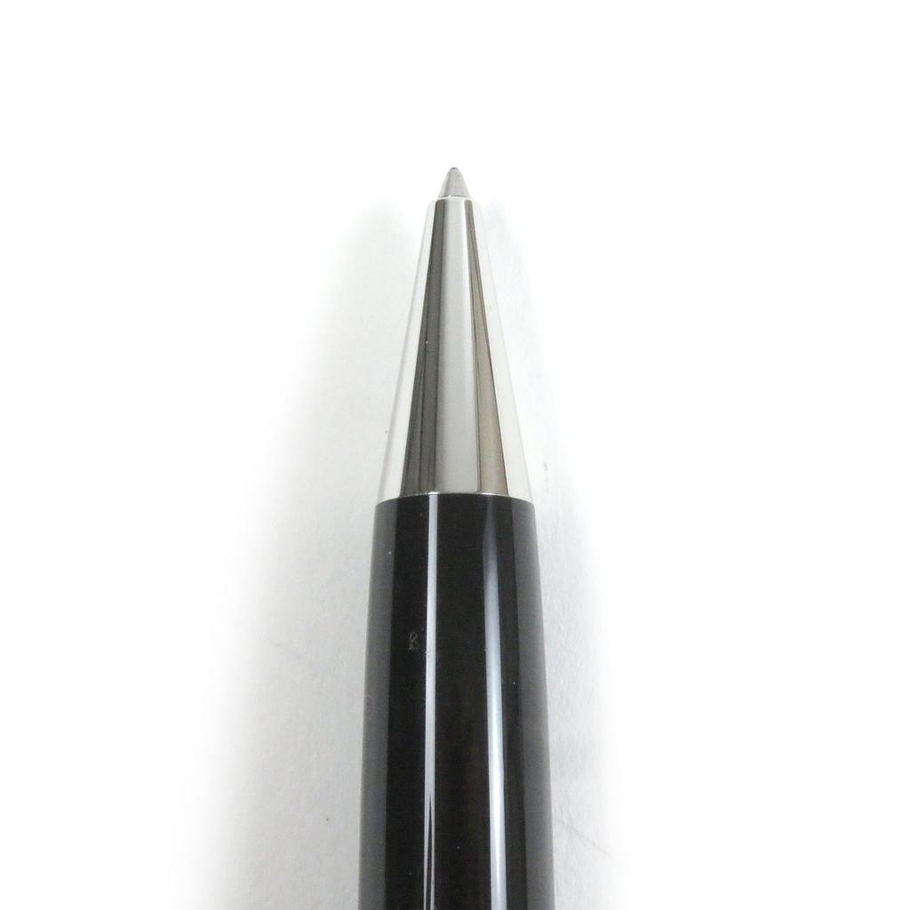 Excellent MONTBLANC Ballpoint pen Meisterstckle Grand Twist type Black Silver mens Used