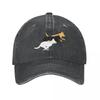 German Shepherd Dogs Running Silhouettes Cowboy Hat Beach Bag Hiking Hat Summer Hat Men Women's