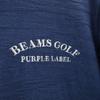 BEAMS GOLF Fabricat în Japonia Polo cu mânecă scurtă M Bleumarin Bărbați Second-hand