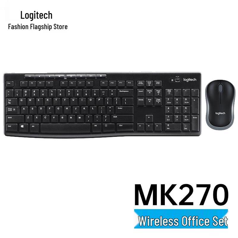 

Logitech MK270 Wireless Keyboard and Mouse Combo