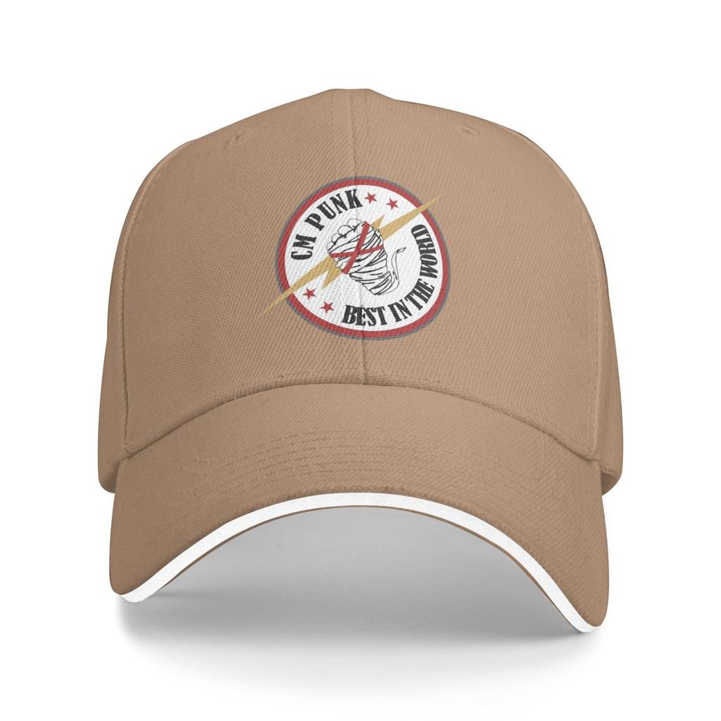 AEW CM Punk Pro Wrestling Baseball Caps Snapback Baseball Hats Breathable Casual Casquette Outdoor Unisex