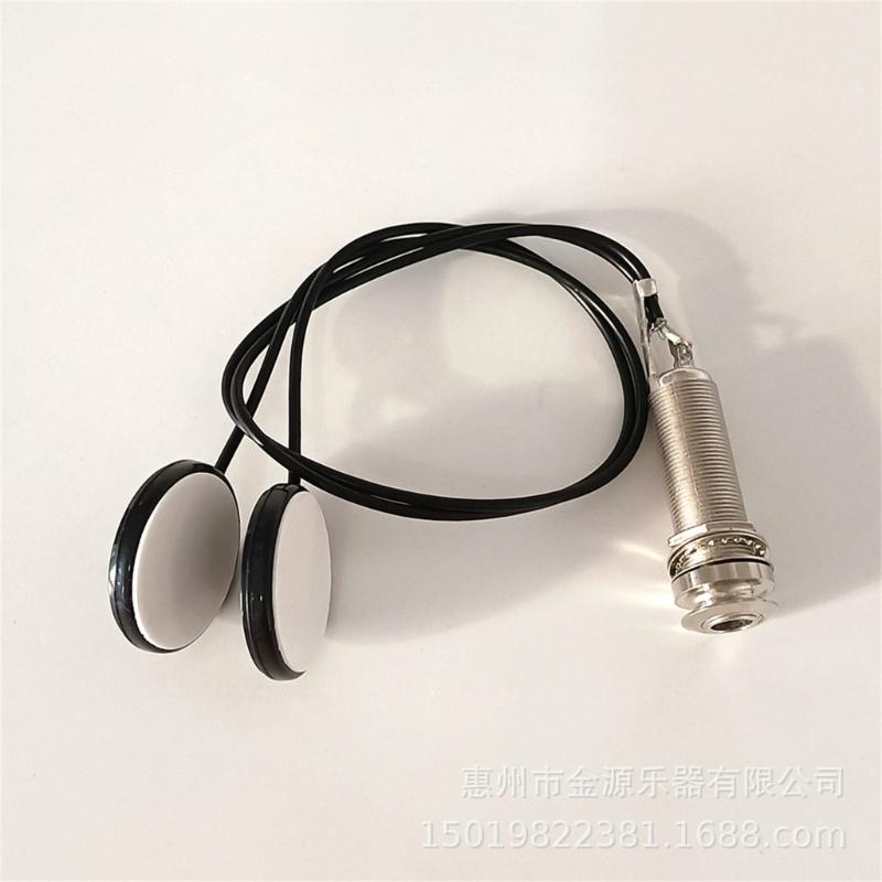 6.35mm Self Adhesive Microphone Pickup For Guitar Violin Banjo Mandolin Ukulele