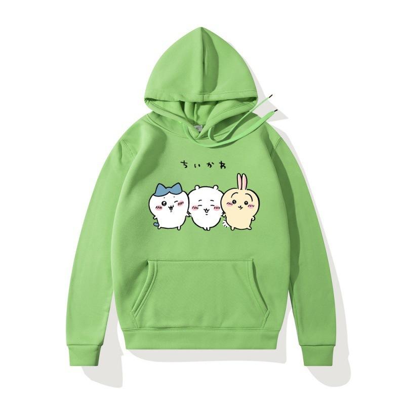 Anime manga Kawaii Chiikawa print hoodie for men and women