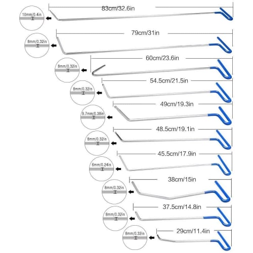 WHDZ Dent Repair Tool Set, Car Dent Repair Tool Set, Dent Repair, Sheet Metal Tools, Vacuum Lifter, Dent Extrusion Tool, Car Dent Repair Tool, Complet