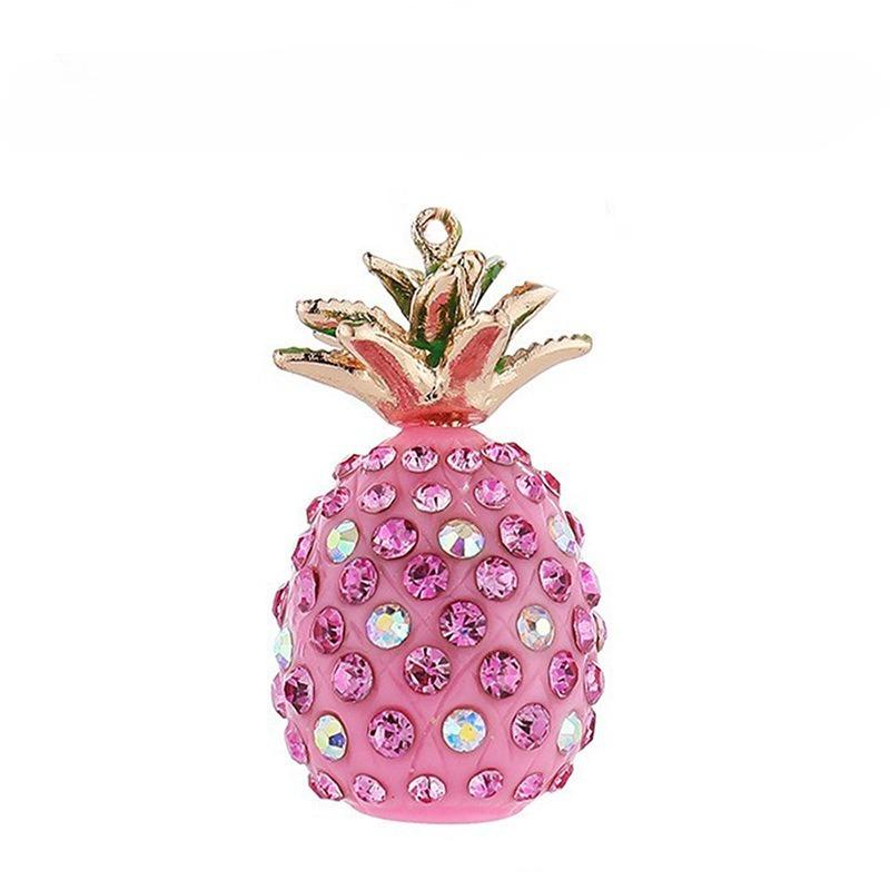 Mini Pineapple Keychain, Diamond Set, Women's Bag Pendant, Creative Handmade Accessories, Small Gifts