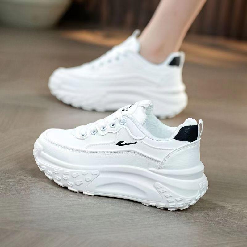 Dad Shoes Dámské boty Jaro a podzim Nové Univerzální Studentské Bílé Lehké Prodyšné Platforma Sportovní Volnočasové Boty