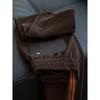 Mens Thick Straight Leg Casual Pants Winter Wool Lyocell Blend Stretch Relaxed Fit