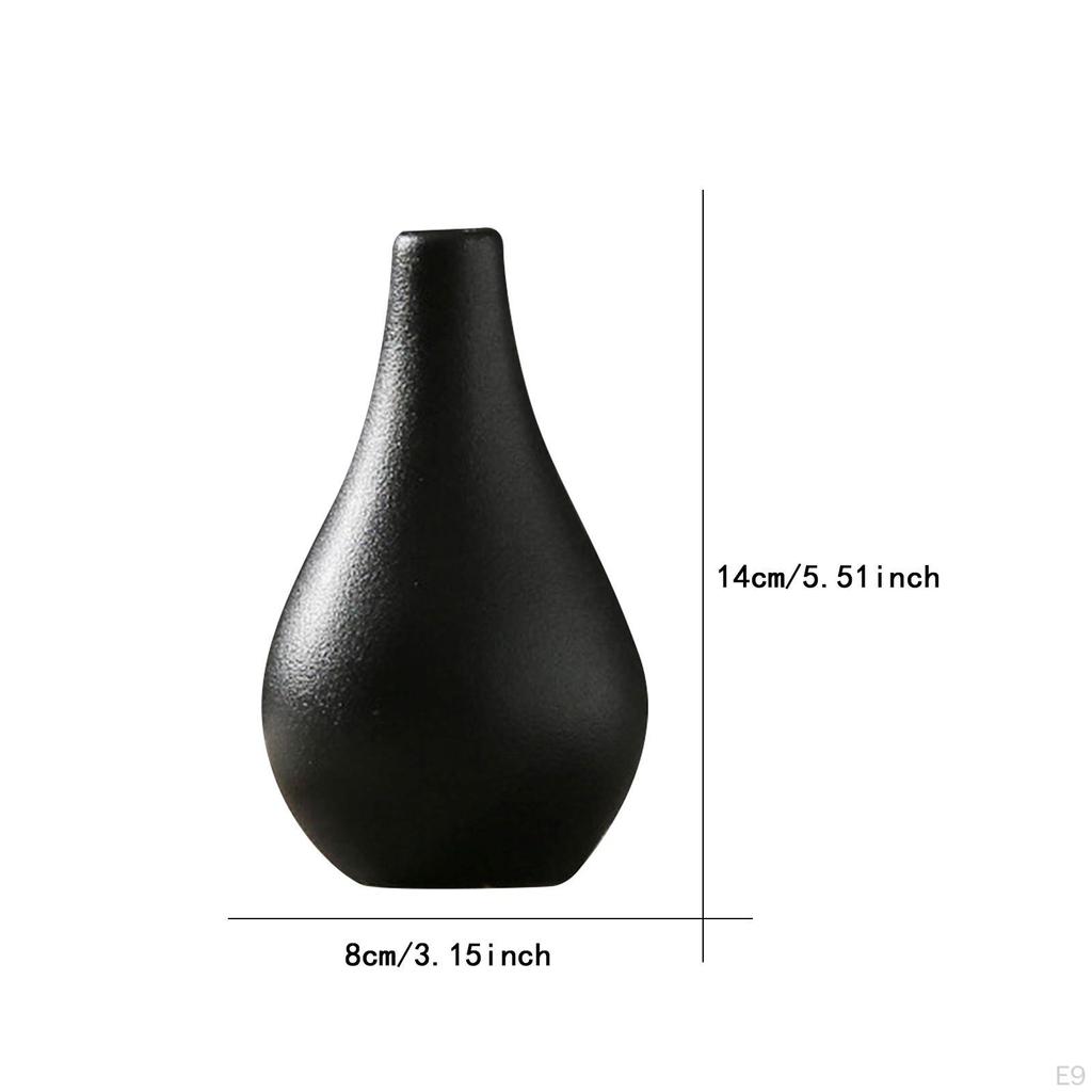 Artistic Ceramic Container for Flowers On Bookshelf Or Table