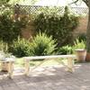 Vidaxl Garden Bench, 115 Cm, Solid Fir Wood