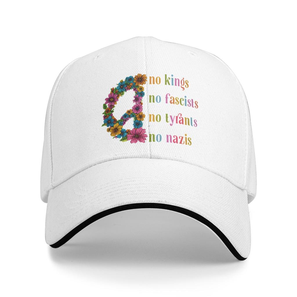 No Kings Casual Baseball Cap Summer Trucker Hat Sun Visor Hunting Camping Snapback Cap Men Adult Fitted Retro Baseball Caps
