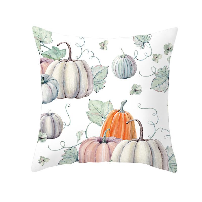 New Thanksgiving Pillow Cover Thanksgiving Harvest Pumpkin Home Cushion Cover